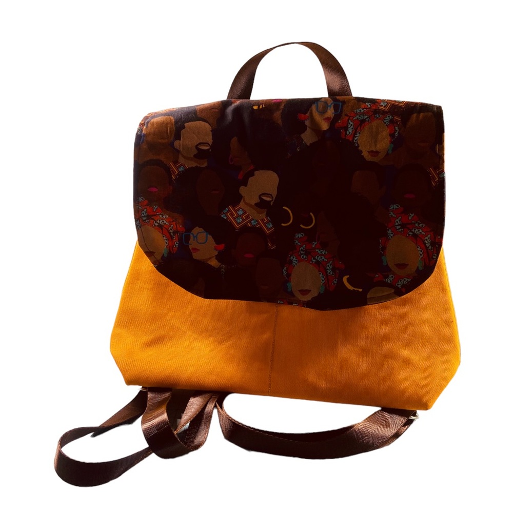 Hand sewed backpack